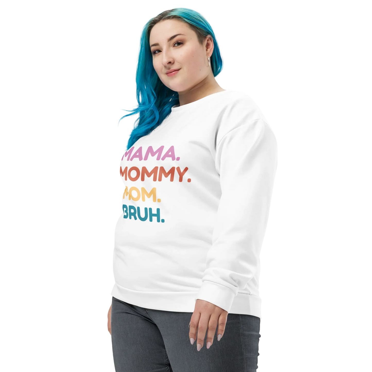 Cute mom gift idea – Mama Mommy Mom Bruh crewneck for Mother’s Day
