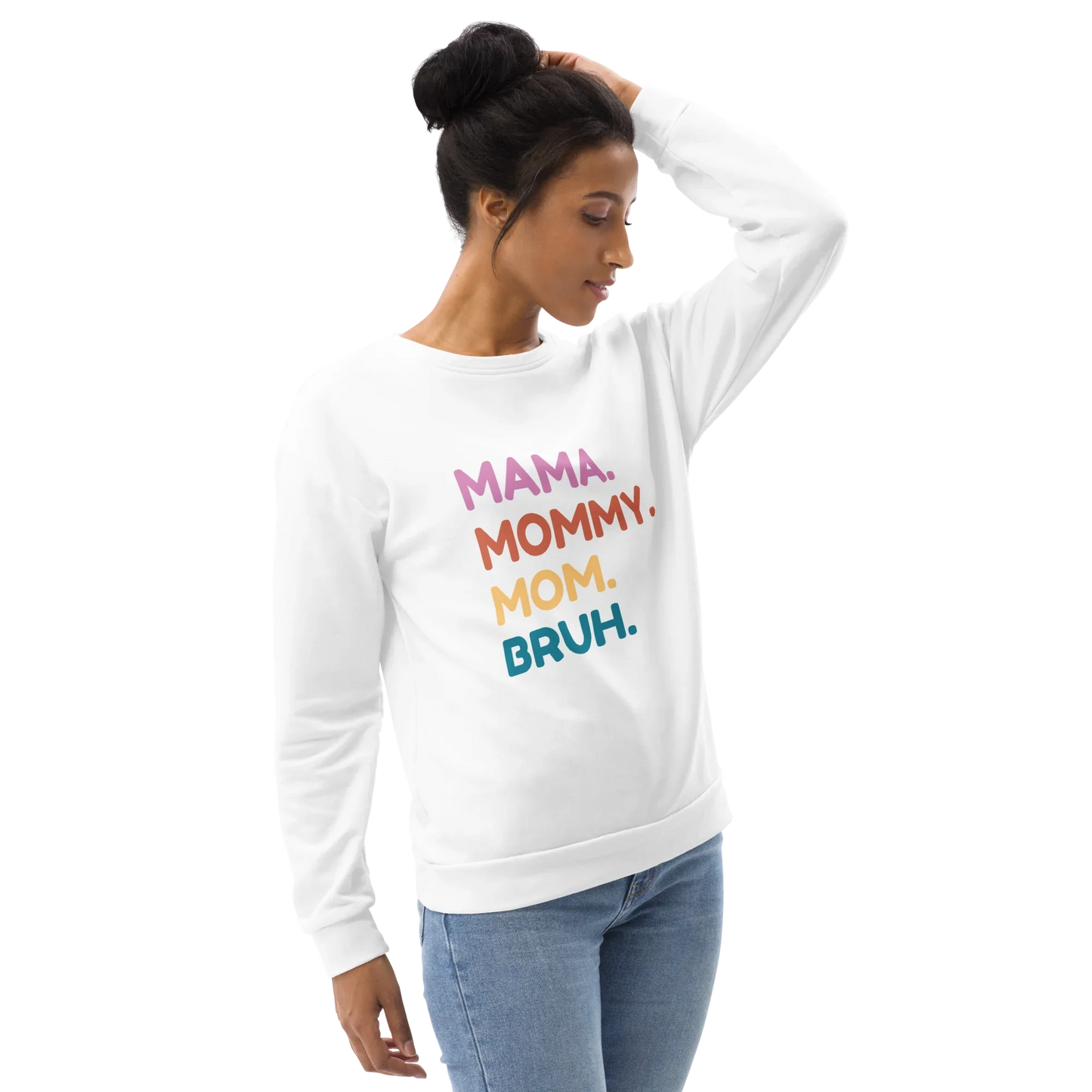 Cute mom gift idea – Mama Mommy Mom Bruh crewneck for Mother’s Day
