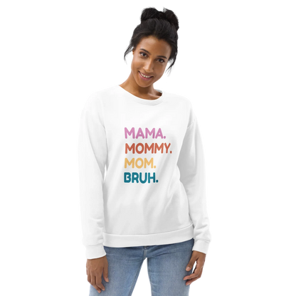 Cute mom gift idea – Mama Mommy Mom Bruh crewneck for Mother’s Day