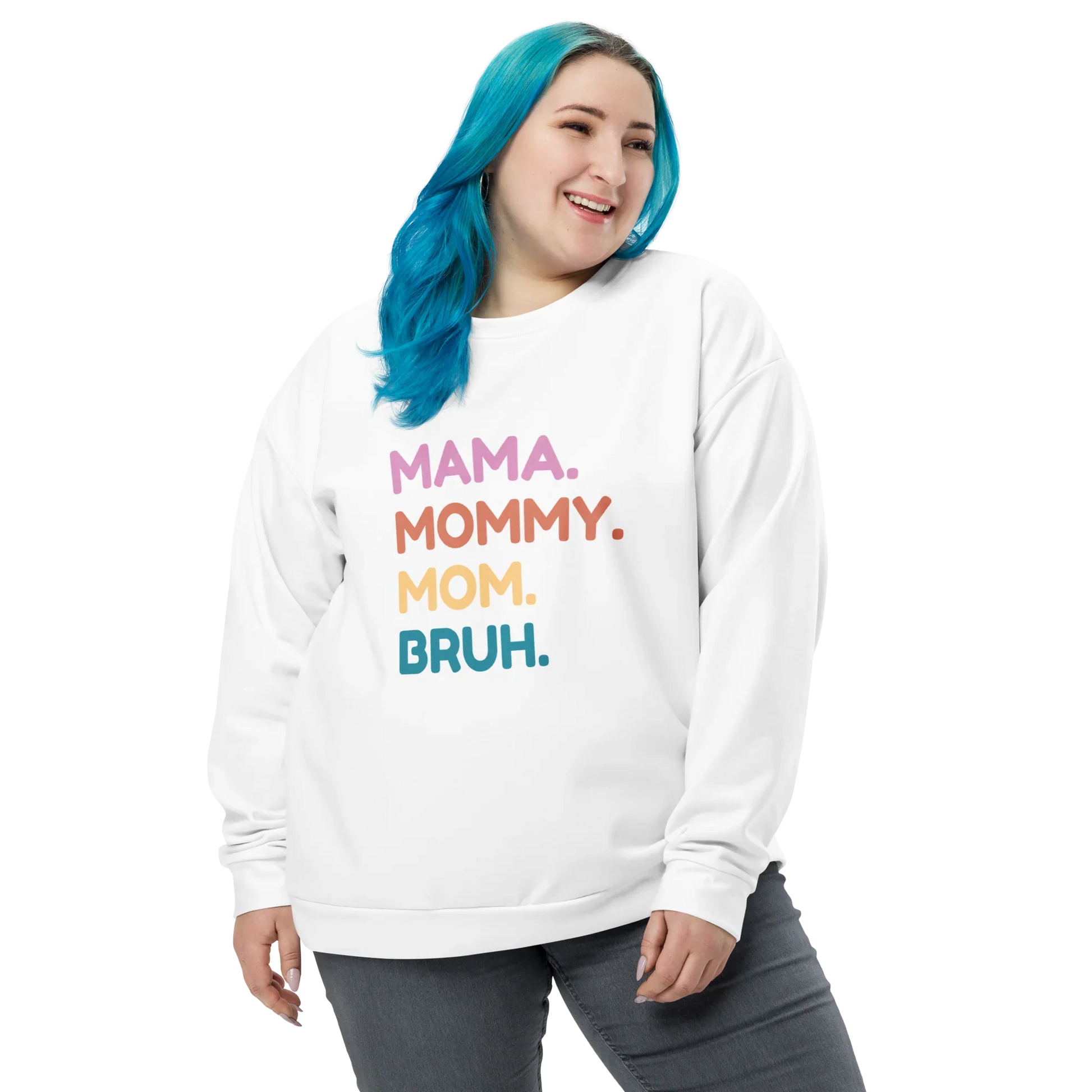 Cute mom gift idea – Mama Mommy Mom Bruh crewneck for Mother’s Day