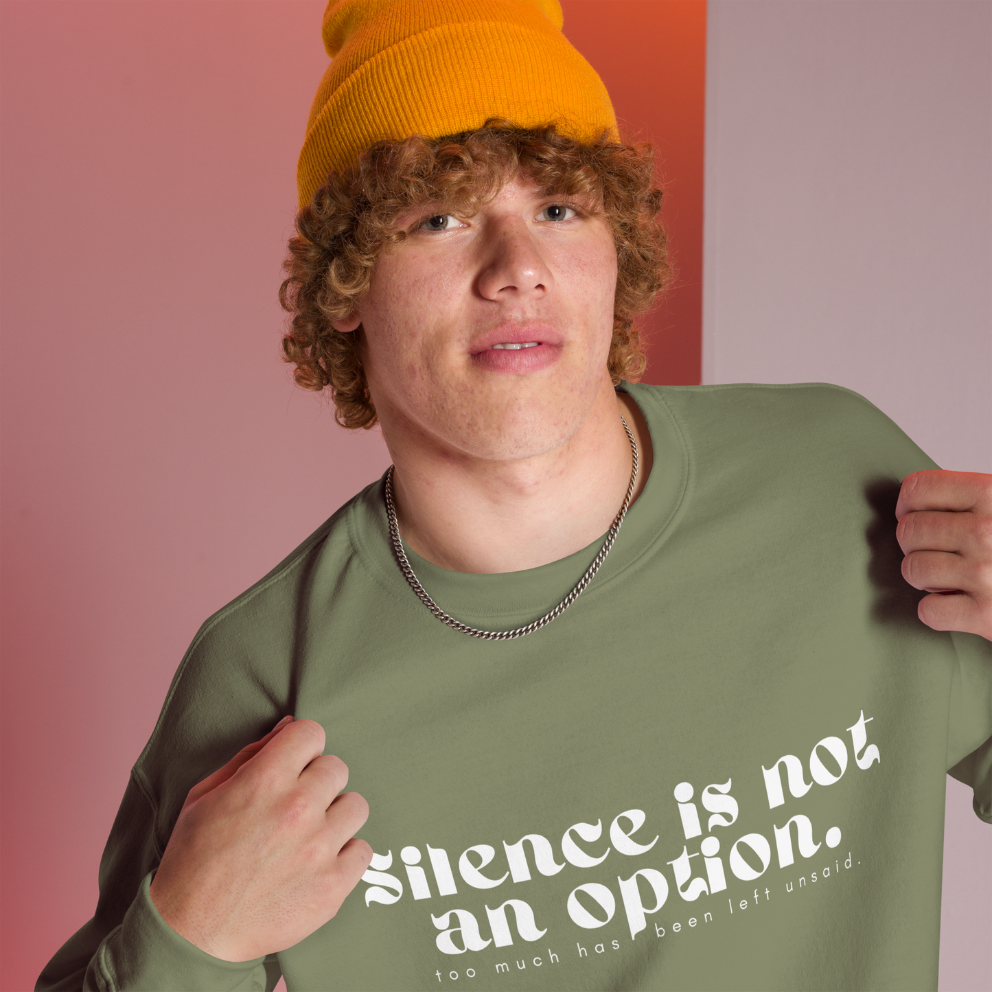 Silent is Not an Option | Unisex Sweatshirt